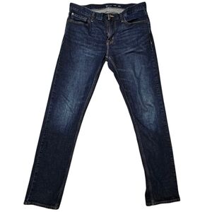 Old Navy Men’s Slim Built-In Flex Jeans 33x32 Dark Wash Denim
